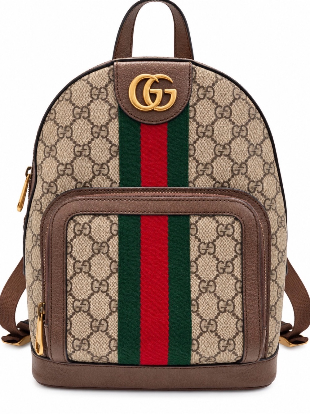 Gucci Ophidia GG Small Backpack – Brown Canvas & Leather